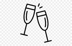 Champagne Glasses Icon Png Clipart (#1651180) - PinClipart