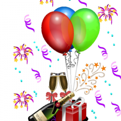 New Year Party Background clipart - Birthday, Champagne ...