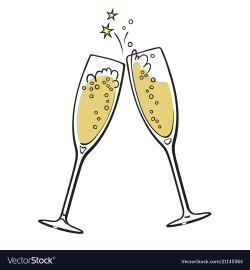 Two glasses of champagne