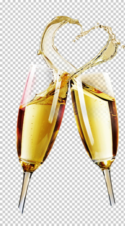 Champagne glass Wine glass Cup, Champagne, two clear wine ...
