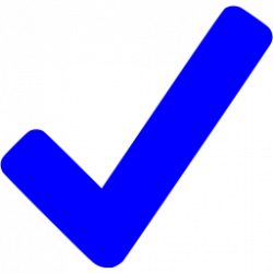 Blue checkmark icon - Free blue check mark icons