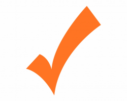 Check Mark Png Download Icon Correct Orange - Clip Art Library