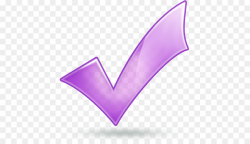 Check Mark Symbol clipart - Purple, Product, Font ...