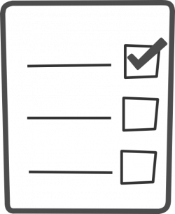 Checklist clipart black and white - Clip Art Library