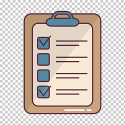 Checklist Cartoon , checklist, paper with clip board PNG ...