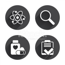 Medical Atom, Magnifier Glass, Checklist premium clipart ...