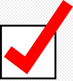 Red Check Mark clipart - Checklist, Red, Text, transparent ...