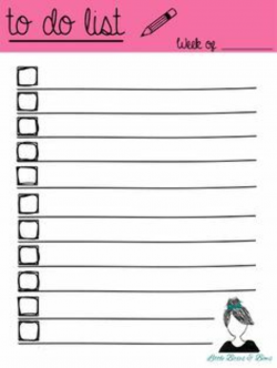 Free Printable Things to Do List | To do lists printable ...