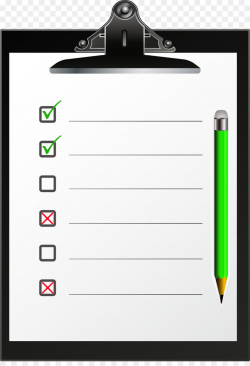 Checklist Clipart png download - 900*1303 - Free Transparent ...