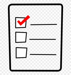 Image Download Checklist Clipart Transparent - Checklist ...