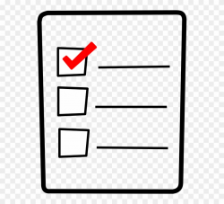 Check Clipart Daily Task - List Clipart Transparent ...
