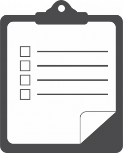 Checklist clipart black and white - Clip Art Library
