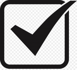 Check Mark Clipart clipart - Button, Black, Line ...