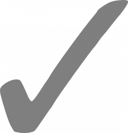 My Gray Check Mark - Png Clip Art at Clker.com - vector clip ...