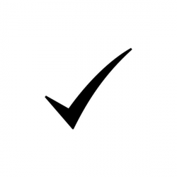 Black Check Mark Clipart