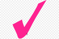 Check Mark Clipart clipart - Pink, Text, Line, transparent ...