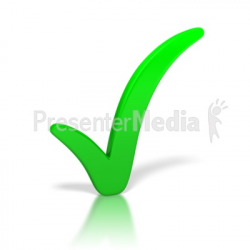 Check Mark Green - Great PowerPoint ClipArt for ...