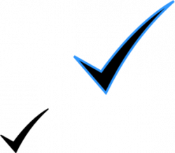 Black Check Mark Clip Art at Clker.com - vector clip art ...