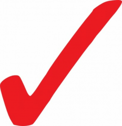 Check mark simple red checkmark clip art free vector in open ...