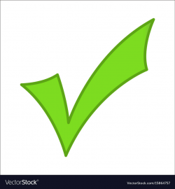 Green checkmark classic