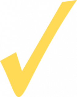 Yellow Check Mark Clip Art at Clker.com - vector clip art ...