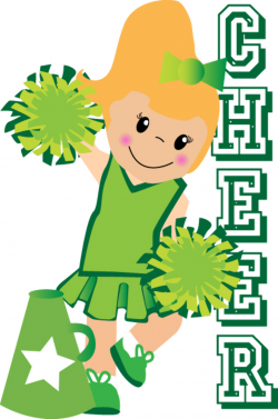 Cheerleading clipart green, Cheerleading green Transparent FREE for ...