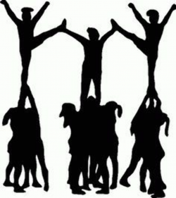 Cheerleading pyramid clipart 3 » Clipart Portal