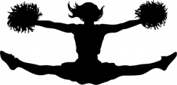 Free Cheerleader Silhouette Images, Download Free Clip Art, Free ...
