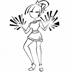 Cheer clip art cheerleader clip art clipart - Cliparting.com