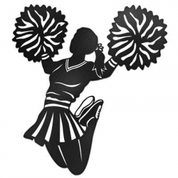 Cheerleading Silhouette Clipart | Free download best Cheerleading ...