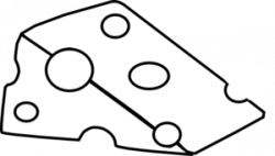 Cheese Clipart Black And White | Clipart Panda - Free ...
