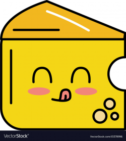 Kawaii cute funny cheese food