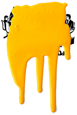 Cartoon melted cheese - Clip Art Library