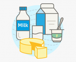 Yogurt Clipart Dairy Product - Milk And Cheese Clipart ...