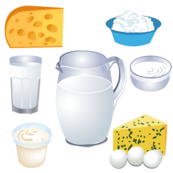 Milk and cheese free vector clipart | Free vector cliparts ...