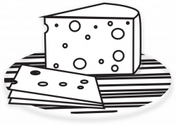 Free Cheese Clipart Black And White, Download Free Clip Art ...
