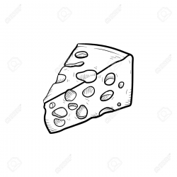 Drawn Cheese outline 3 - 1300 X 1300 Free Clip Art stock ...