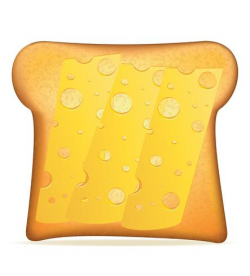 toast with cheese vector illustration - Download Free ...