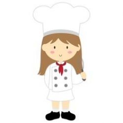 Cute Girl Chef Clipart - Clip Art Library