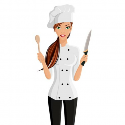 Woman chef portrait - Download Free Vectors, Clipart ...
