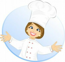 Free Cartoon Girl Chef | Cook- vector illustration ...