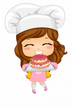 Female Clipart Baking - Girl Chef Cartoon Png {#5385246 ...
