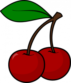 Cherry Clip Art Free | Clip art, Cherry logo, Embroidery designs