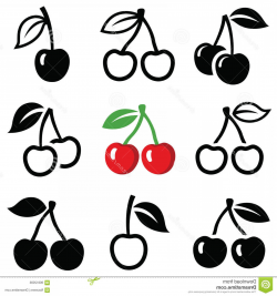 Download for free 10 PNG Cherry clipart silhouette top ...