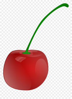 Cherry clipart single cherry, Cherry single cherry ...