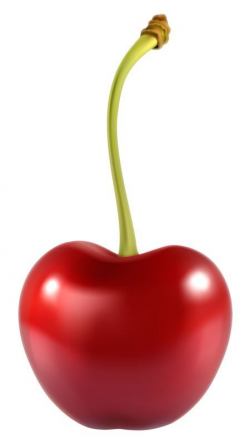 Cherries clipart single cherry, Cherries single cherry ...