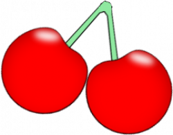 Cherry clipart two cherry, Cherry two cherry Transparent ...