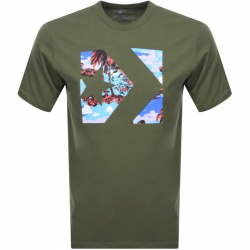 CONVERSE STAR CHEVRON BOX LOGO T SHIRT GREEN. #converse ...
