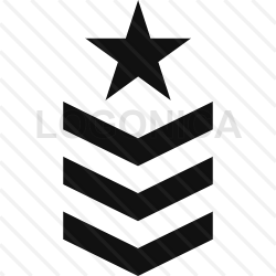 Vector image army, chevron, military, rank