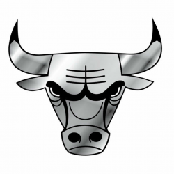 CHICAGO BULLS CAR AUTO 3-D CHROME SILVER TEAM LOGO EMBLEM NBA BASKETBALL